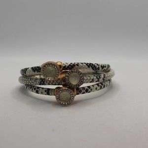 Snake Skin Wrap Bracelet